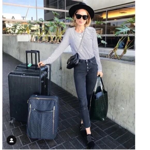 Anine Bing Low Charlie Boots Black Suede Gold Studded Ankle Flat Sz 36 / 6 US - Picture 3 of 15